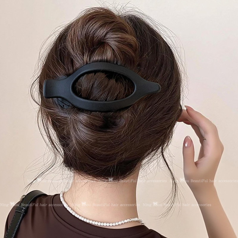 韩系优雅方形发夹女2025新款不硌头百搭发饰后脑勺盘发扁平鲨鱼夹|undefined