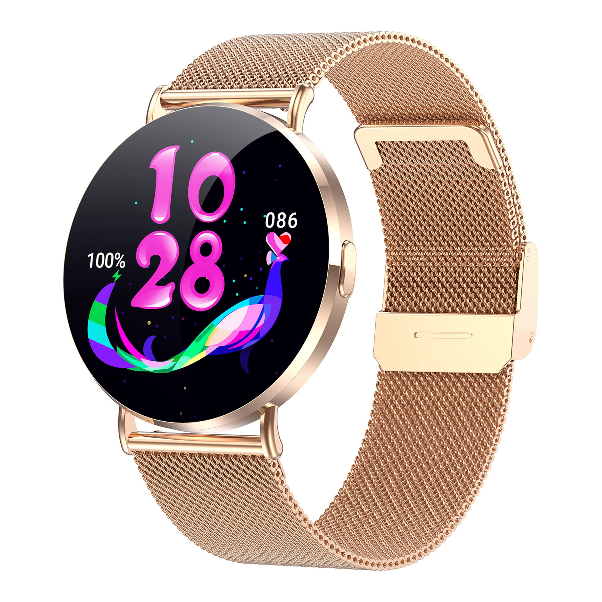 Горячие KM88 смарт-часы с Bluetooth-звонком, 1.32" AMOLED полноэкранный сенсорный спортивный часы