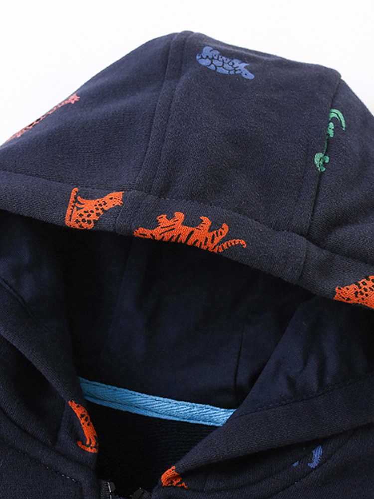 Malwee chaqueta de niño otoño y invierno nuevo estilo europeo y americano para niños con cremallera casual cardigan con capuz para niños chaqueta