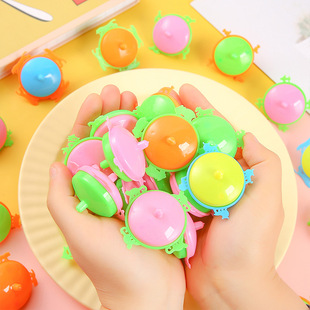 Color small gyro nostalgic small toy small rotating gyro candy color children's toy wholesale