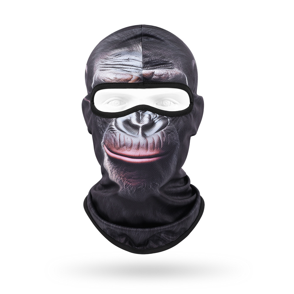 Sudor absorbente máscara transpirable de secado rápido para hombres y mujeres ciclismo al aire libre bicicleta protección solar sombrero lindo mascota sombrero animal bufanda