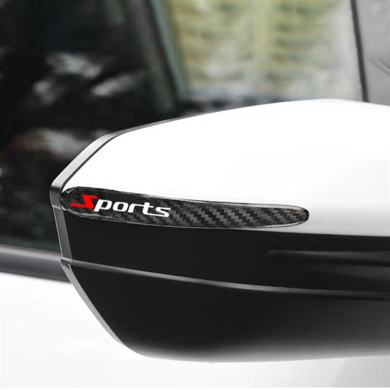 Carbon Fiber Door Handle Stickers for Car Doors, Anti-Scratch Car Door Bowl Stickers, Door Handle Stickers, Scratch Paint Protection Stickers, Decorative