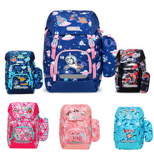 挪威书包 小学生女孩1-3年级6-10岁男孩儿童护脊减负背包一件代发