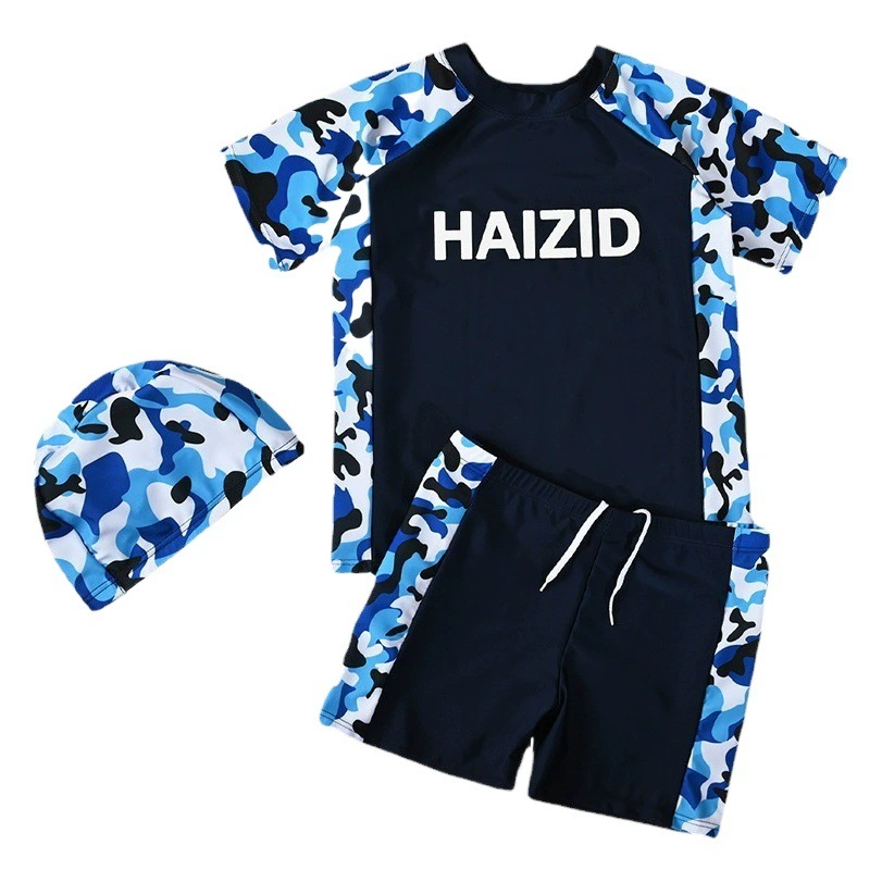 Детские купальники Плавки Большие Детские купальники Костюм с разрезом для мальчиков Купальники для мальчиков Молодежные купальники с солнцезащитным кремом