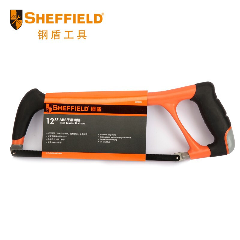 钢盾S069005 ABS人体工学手柄钢锯12寸手锯木工锯手板锯12寸