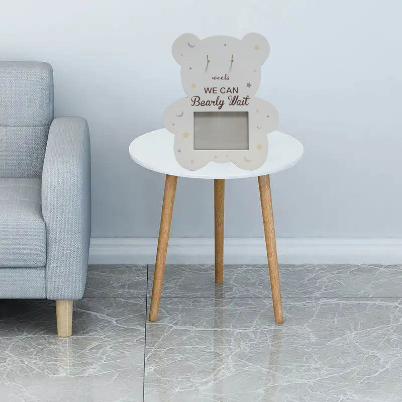 Oso bebé conmemorativo marco de fotos de madera dormitorio sala de estar decoración marco de fotos oso bebé marco de fotos oso creativo bebé