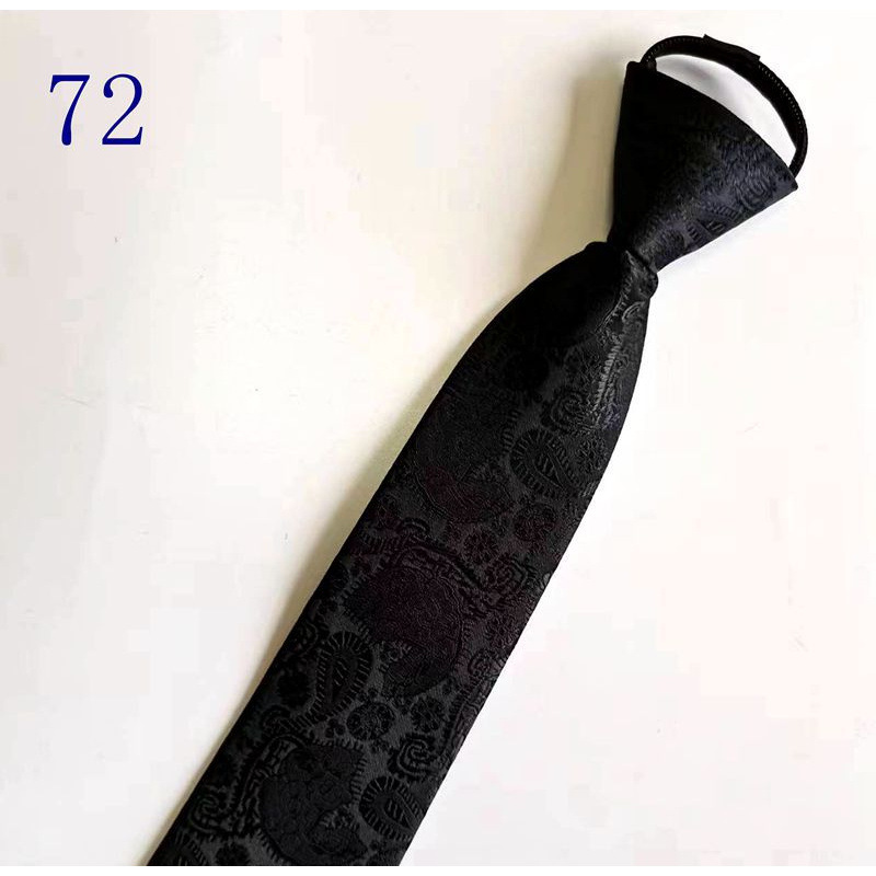 男士拉链新郎结婚红色8cm正装商务黑色免打结懒人易拉得蓝色_