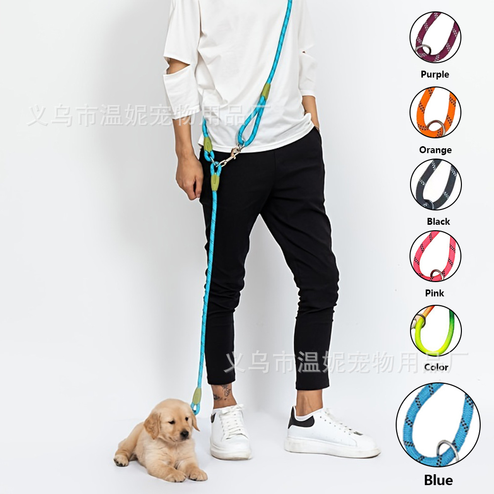 하나의 드래그 대각선 로프 블루