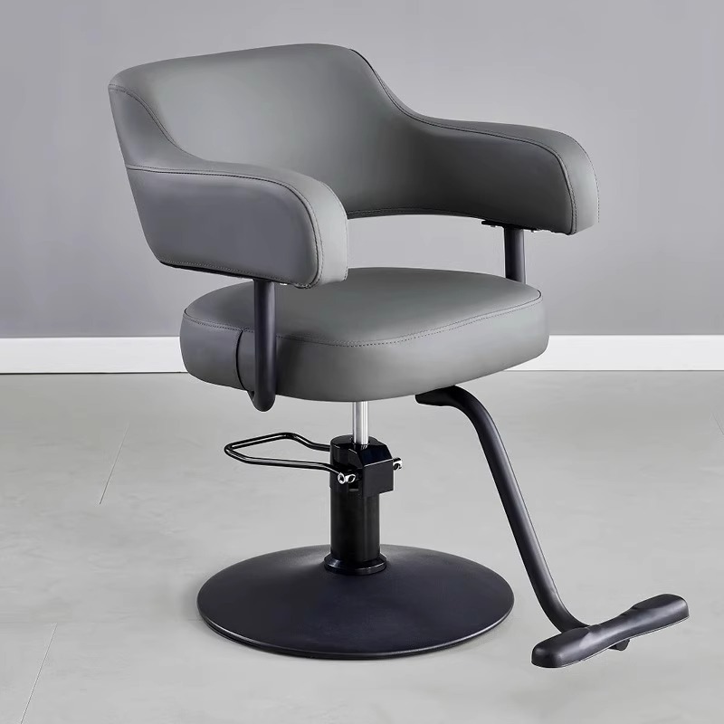 Suministro al por mayor silla de peluquería elevable silla de salón de alta calidad silla de peluquería cortar el cabello permazonado silla de peluquería