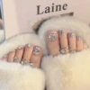 Y034 burst color diamond [toe]