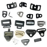 Длина аксессуаров ремня безопасности, страховой ремень компонентов компонентов, закрепление запасных частей за детали.