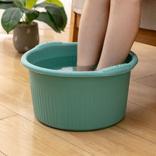 家用泡脚桶加高加深塑料洗脚盆按摩足浴盆养生泡脚桶足浴盆洗脚盆
