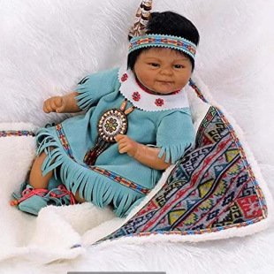 reborn indian baby doll 48CM soft body���Qӡ�ڰ�����С��؛Դ