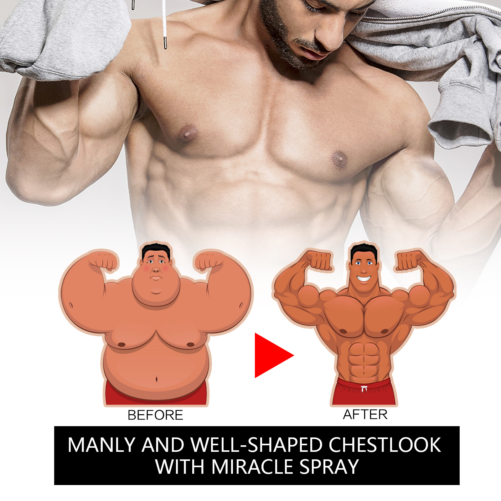 South Moon adelgazante Firmin fortalece la reafirmación de los músculos pectorales abdominales y_voghion.com