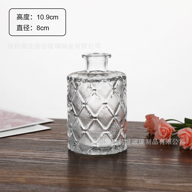 クロスボーダー卸売小さな花瓶装飾品、インスタイルホームデスクトップリビングルームフラワーアレンジメント、高級ガラス花瓶|undefined