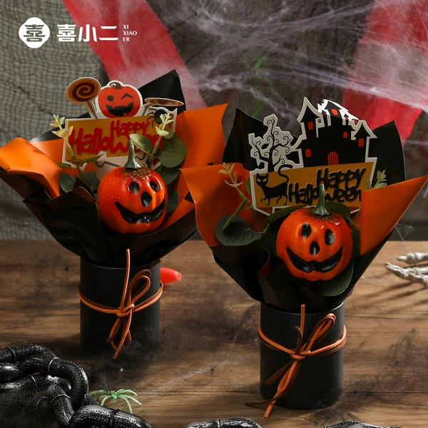 Orange decorations, halloween