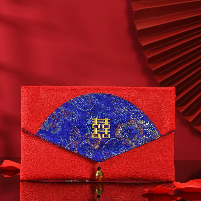 Wedding red envelope wedding new Chinese retro creative personality red envelope red envelopes red envelope bag is a sealing 10,000 yuan to wholesale