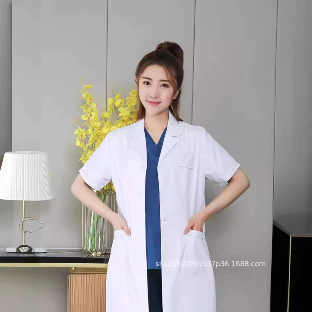 White coat, doctor uniform, overall for elementary school students
