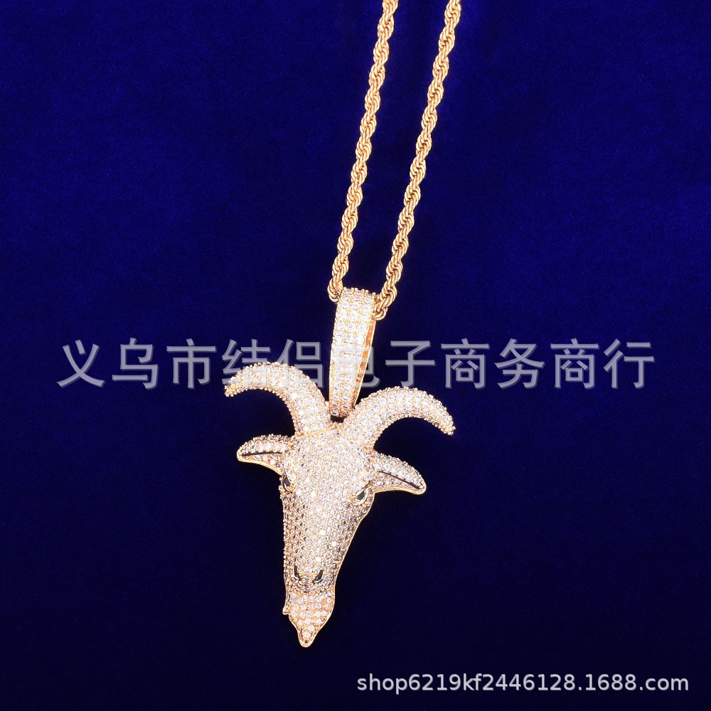 Hip Hop New Goat Pendant Fashion Street...