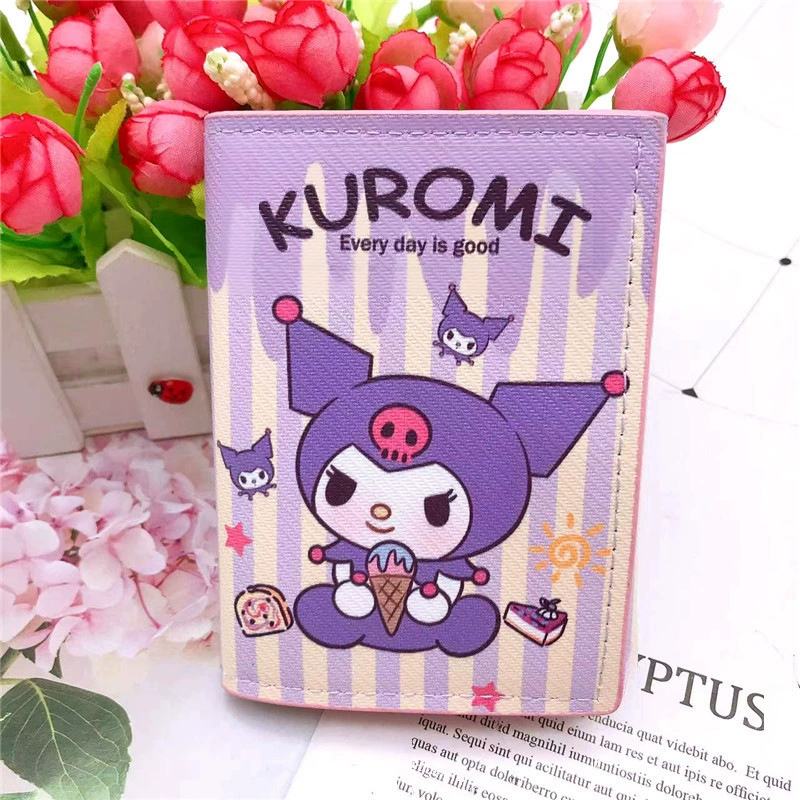 Cartoon wallet, short polyurethane bag, Cinnamoroll