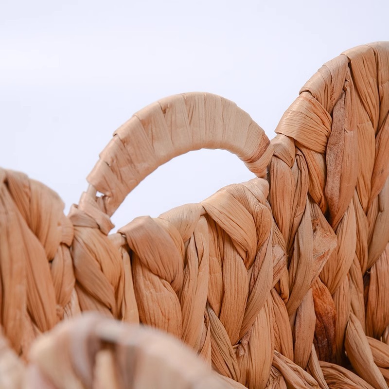 Cesta de almacenamiento de hierba de calabaza de encaje plegable tejida cesta de almacenamiento grande juguetes para el hogar cosméticos cesta de almacenamiento de artículos diversos