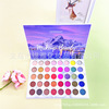 Matte multicoloured nail sequins, eyeshadow palette, makeup primer, suitable for import, 40 colors