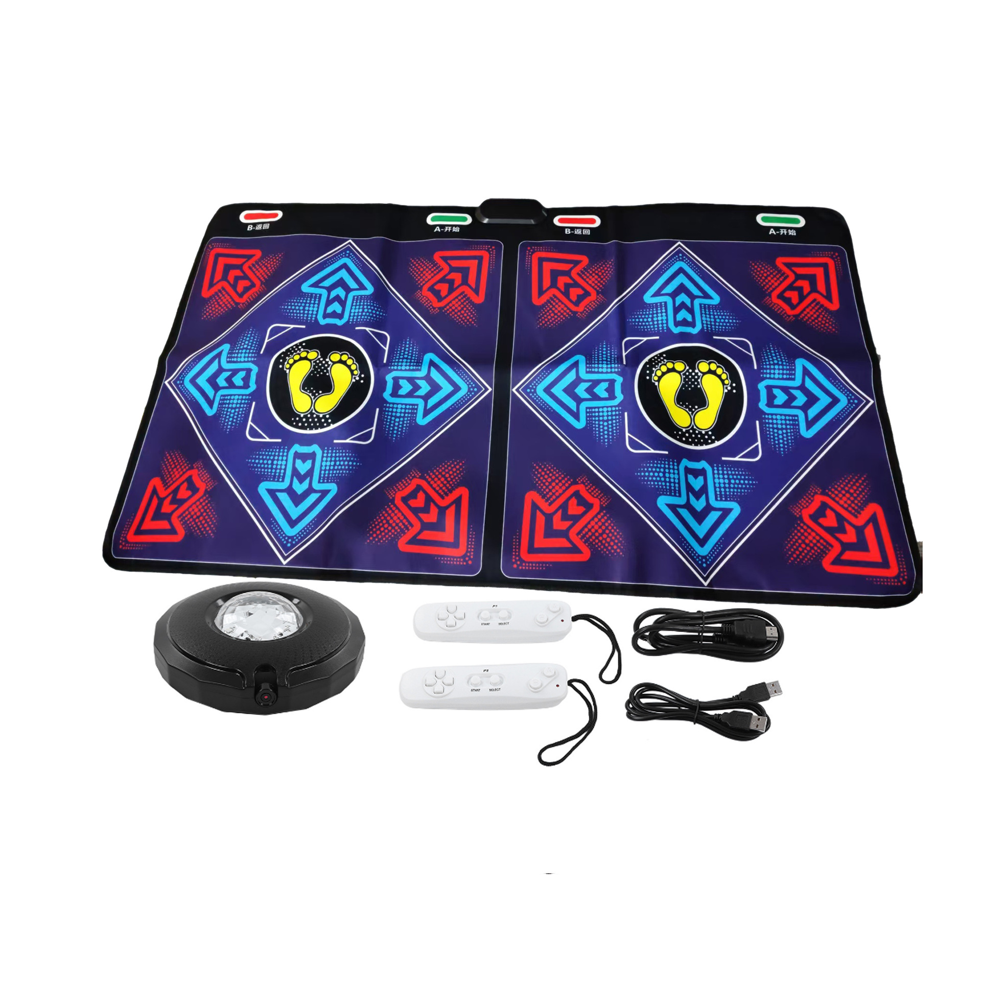 Camera Cross-Border High-Definition Dance Mat Wireless Dual-Player Single-Player Motion-Sensing Game Console Home Tv Game Step-By-Step Dance Machine