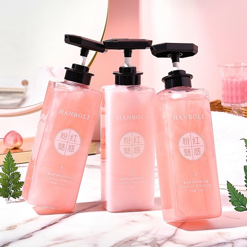 HANBOLI Fragrance Shampoo Shower Gel Conditioner Care Set Travel Suit Women's and Men's Wholesale