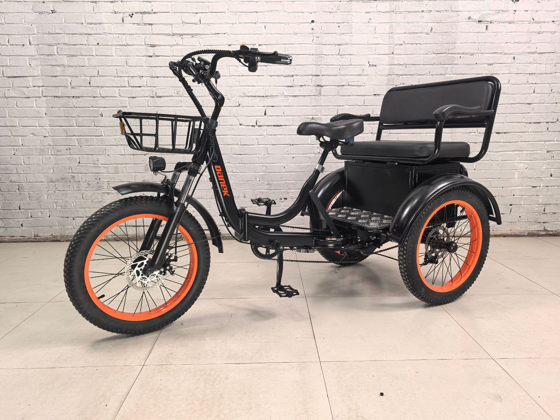 20-inch Electric Power-Assisted Tricycle with Front and Rear Frames