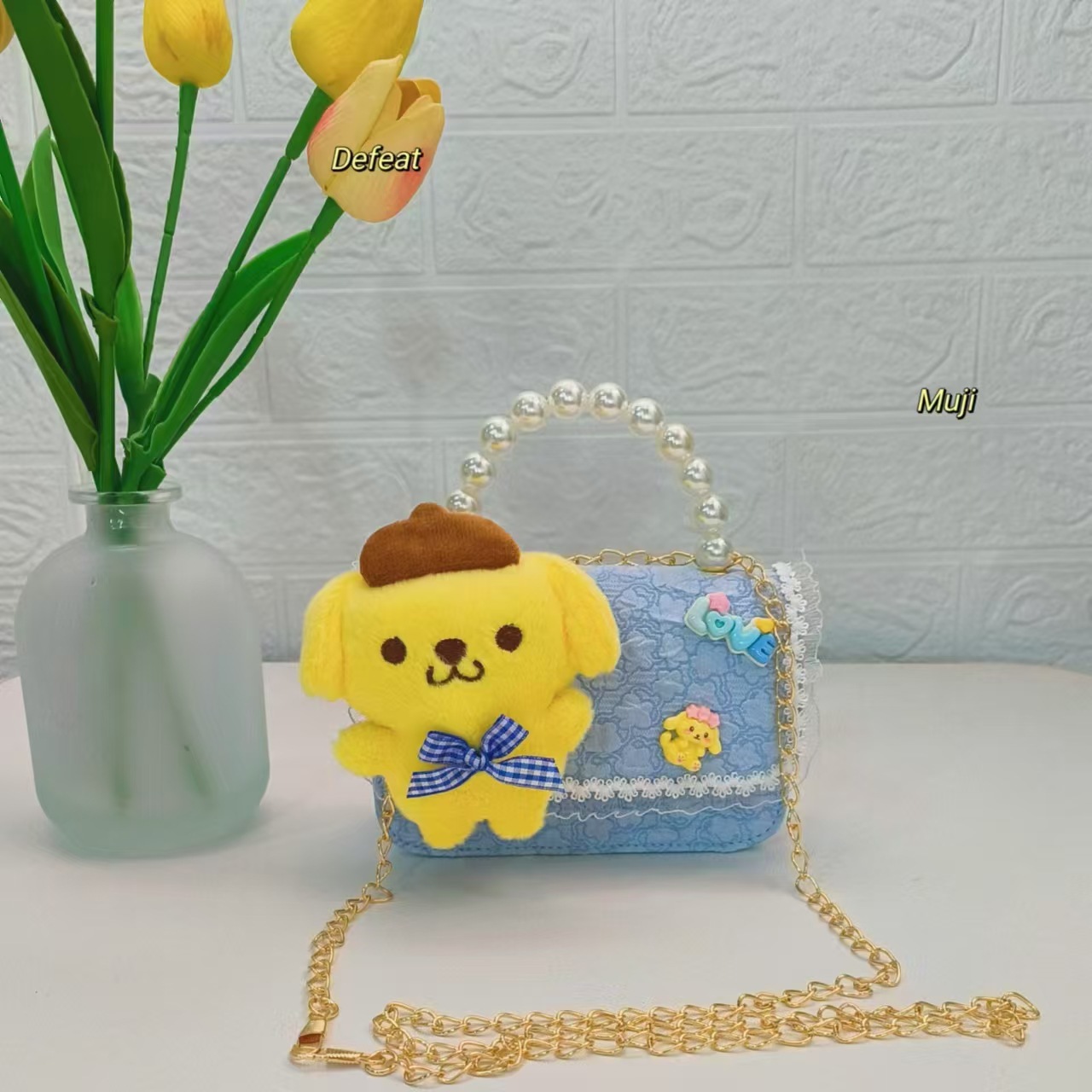 Juguetes de peluche bolsos de perlas bolsos de niños bolsos de princesa bolsos de cadena bolsos de hombro bolsos accesorios