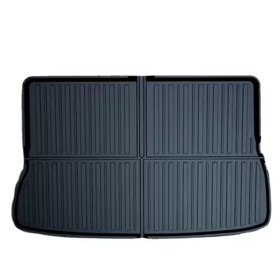 Universal Foot Pad Floor Mats, Tpe Car Interior Carpet - toyota-raize-trunk-mat-stripes-style-2020-2025