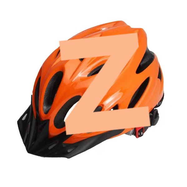 Pure orange helmet (comes with brim)