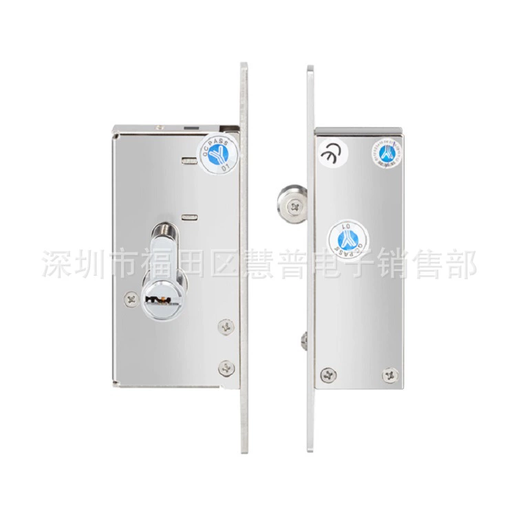 Электрический замок для раздвижной двери с металлической конструкцией, с функцией подкладки замка, оснащенный цилиндром замка европейского стандарта YSD-220