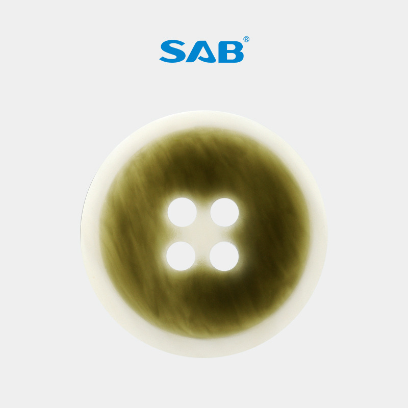 [Ready Stock Wholesale] Sab Resin Round Colorful Buttons Windbreaker Outwear Buttons Outwear Sweater Button Accessories