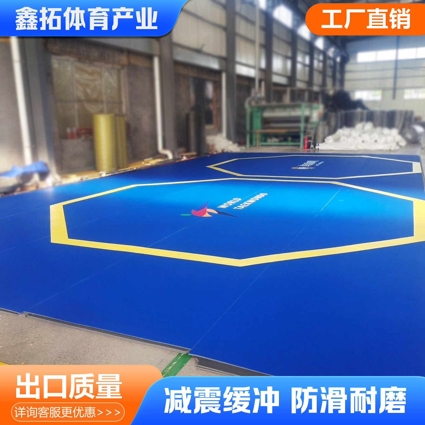 Boxing mat XPE roll mat, Taekwondo competition, Jiu-Jitsu wrestling mat, physical training, combat martial arts floor mat