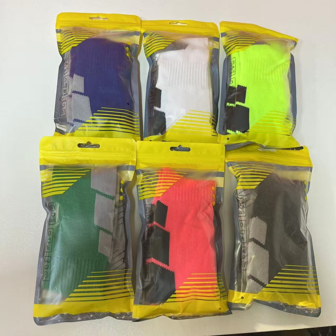 Cross-Border Children's Towel-Soled Football Socks, Sports Football Short Socks, Wear-Resistant Non-Slip Mid-Tube Football Cotton Socks