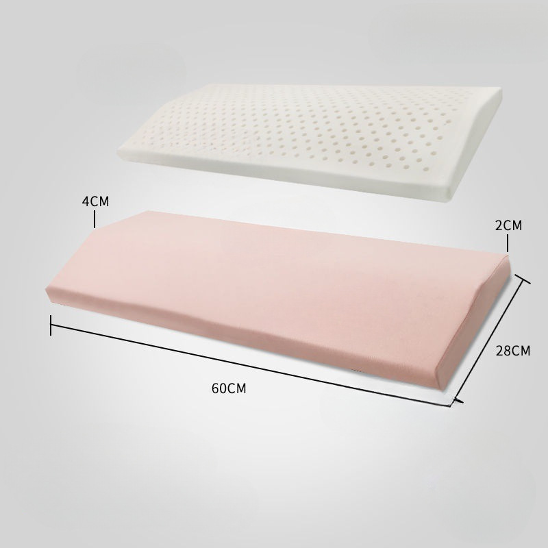 Latex Cushion Lumbar Pillow Bed Lumbar Cushion Pregnant Women Sleeping Sleep Back Cushion Lumbar Disc Herniation Pillow Factory Direct Sale