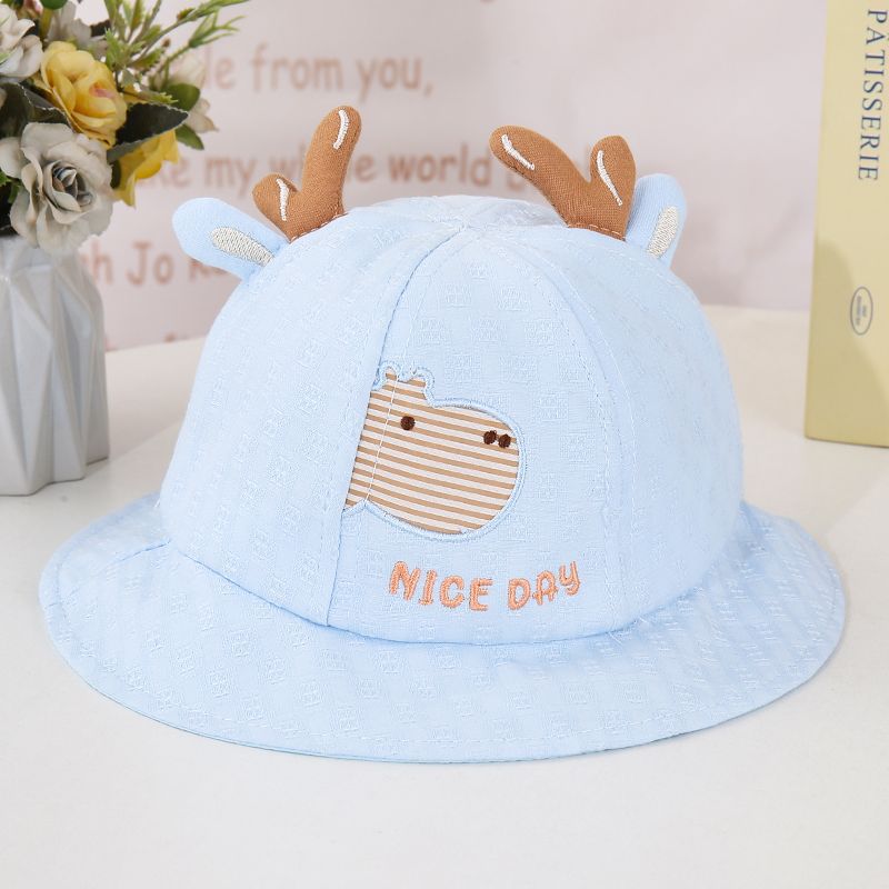 Sombreros para bebés primavera y otoño delgados sombreros de protección solar para bebés de hombres y mujeres lindos super bonitos sombreros de pescador