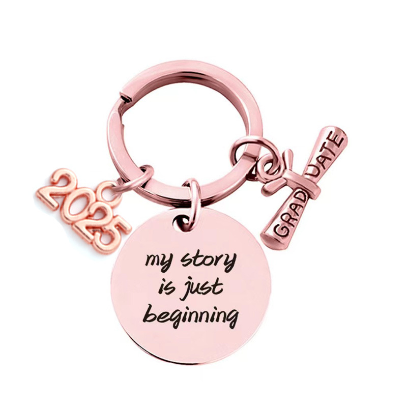 Estilo Simple Letra Número Acero Inoxidable 201 Unisexo Llaveros display picture 5