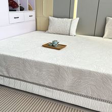 雪尼尔雕花榻榻米专用高端床盖炕盖大尺寸防滑床单件四季通用订作