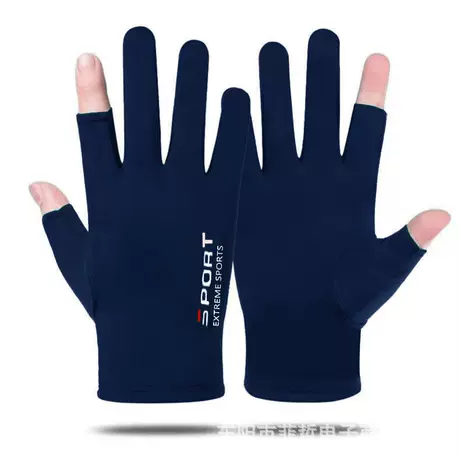 Men's Sports -2 Fingers [Navy Blue]]