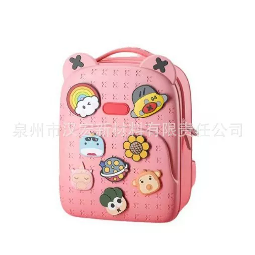 Cross-Border New Model Eva Kindergarten School Bag, Lightweight Spine-Protecting and Load-Reducing Backpack, Creative DIY Super-Large Capacity Student Bag