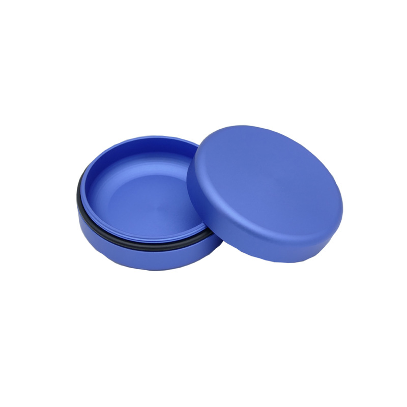 メーカー直販起爆金63mm 2層金属貯蔵缶アルミたばこケースたばこケースジュエリー収納ケース|undefined