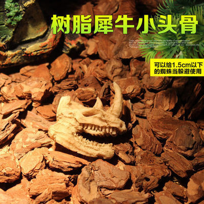 Acuario pecera decoración plantas acuáticas paisajismo dinosaurio resina cráneo reptil Paisajismo/cráneo decorativo