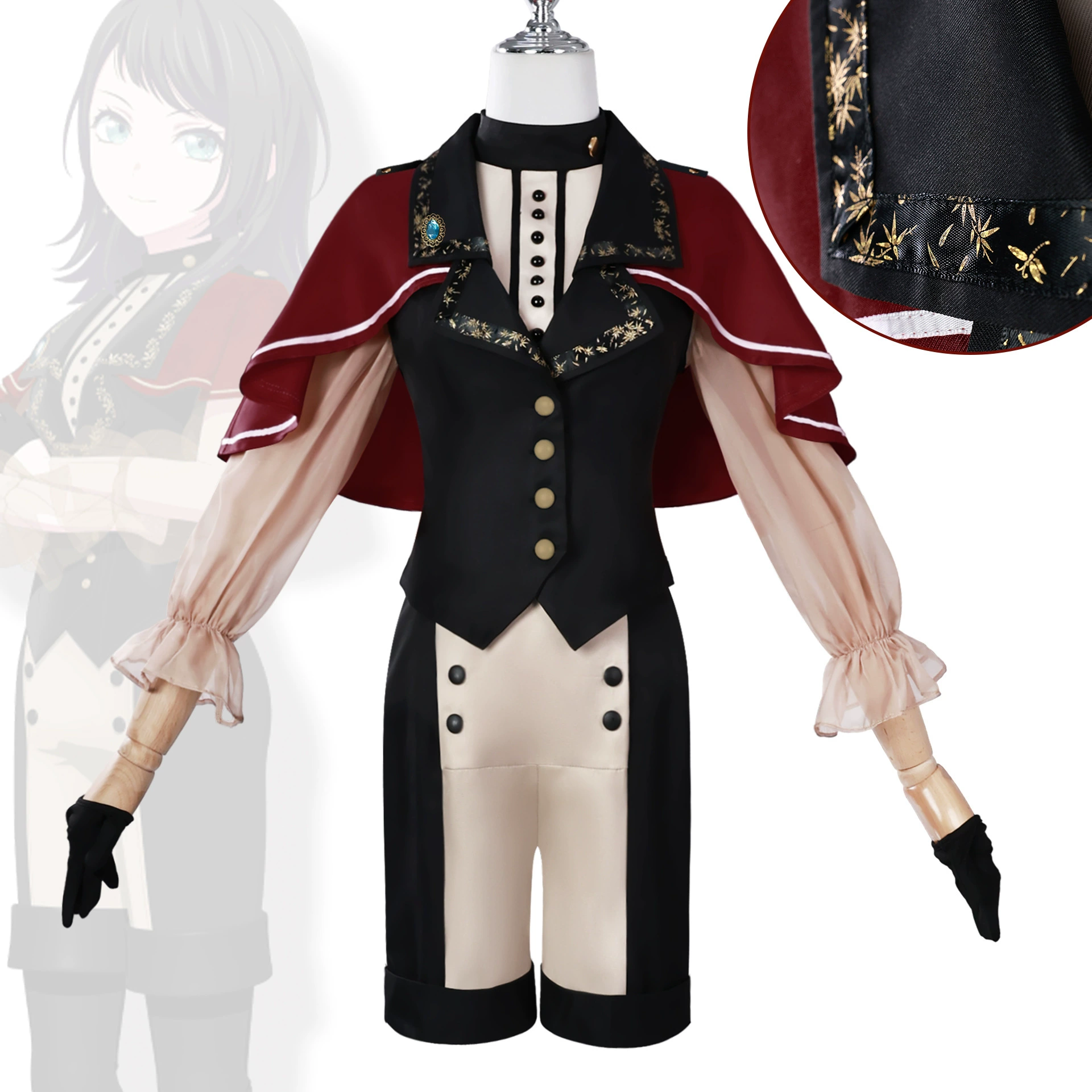 北水商贸 Hachiman Hairei cos костюм Ave Mujica Hachiman Hairei сценический костюм двухмерный костюм
