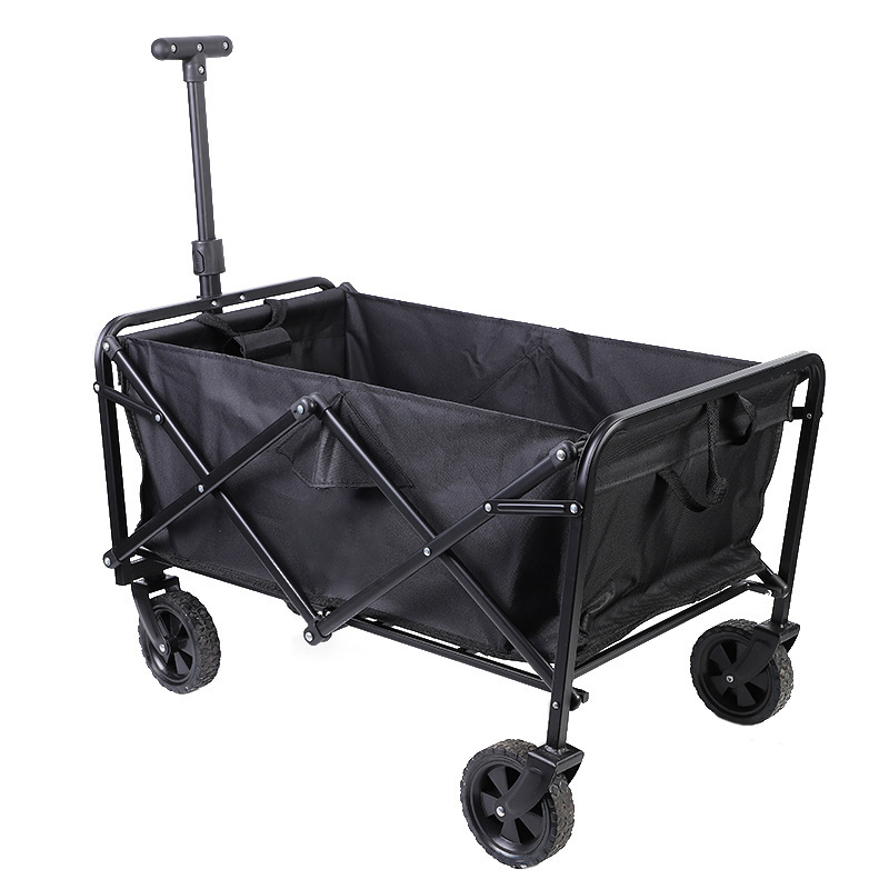El suministro de fabricantes de camping plegable al aire libre carrito plegable pequeño coche de campamento pequeño remolque todoterreno carro de carga
