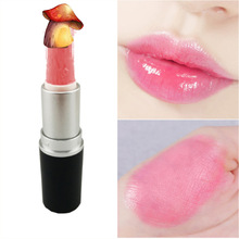 现货跨境Lipstick温变蘑菇口红无logo滋润保湿变色玫红橘红持久