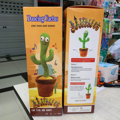 Cross-border dancing cactus toy gift box, internet celebrity singing and dancing electric shaking cactus packaging gift box