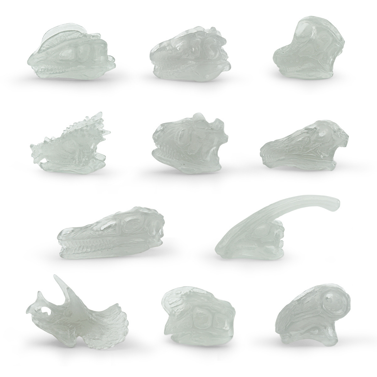 Excavación arqueológica transfronteriza simulación cráneo luminoso modelo dinosaurio animal Espada Dragón muñeca Dragón fósil esqueleto adornos estáticos