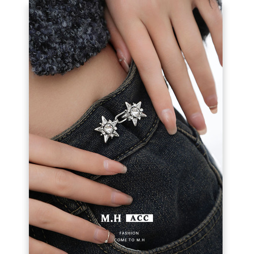 Original Five-Pointed Star Waist Clip for Women, Wholesale, Instagram Cold Wind Sweet Cool Hip-Hop Waist Cincher, New Simple and Versatile Waist Accessory